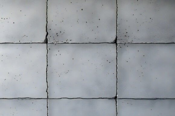 A Close Up of a White Block