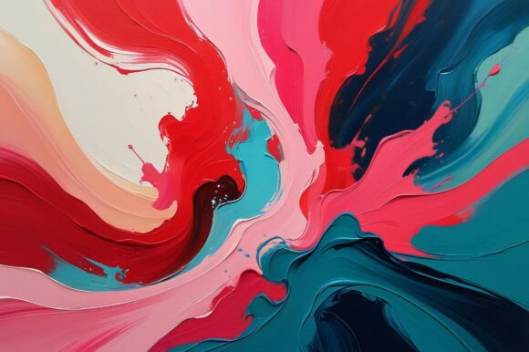 A Colorful Painting with Different Color