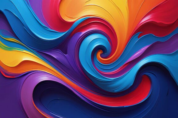A Colorful Swirly Swirl
