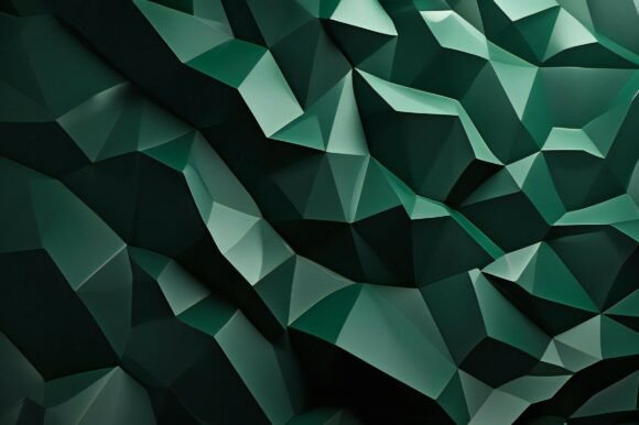A Green Polygonal Surface