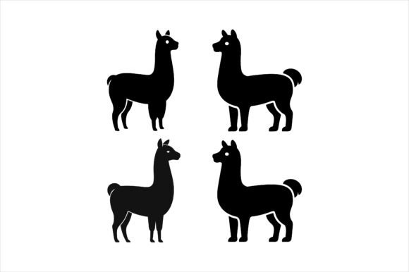 Alpaca Silhouette Vector Icon Bundle: A Strategic Design Solution for Creative Professionals