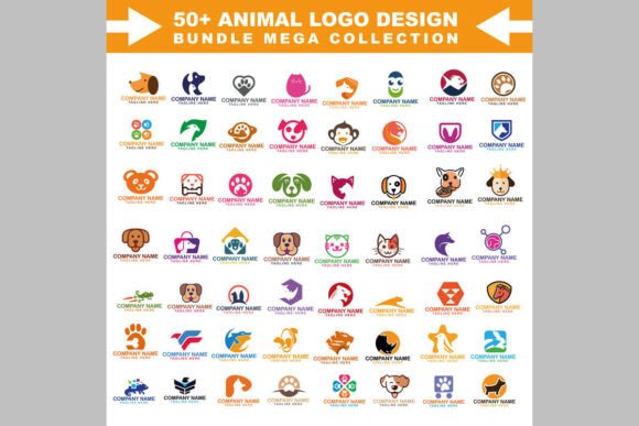 Animal Logo Design Power Pack-50 Bundle