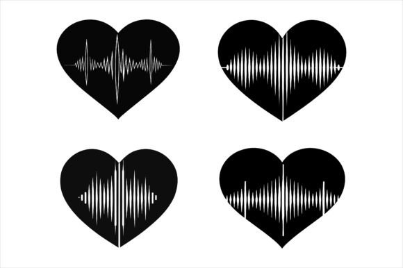 Heart Soundwave Silhouette Icon Bundle: A Strategic Design Asset for Modern Creatives