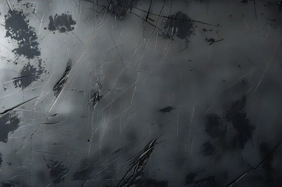 Scratched Metallic Surface: A Versatile Design Element for Creative Projects