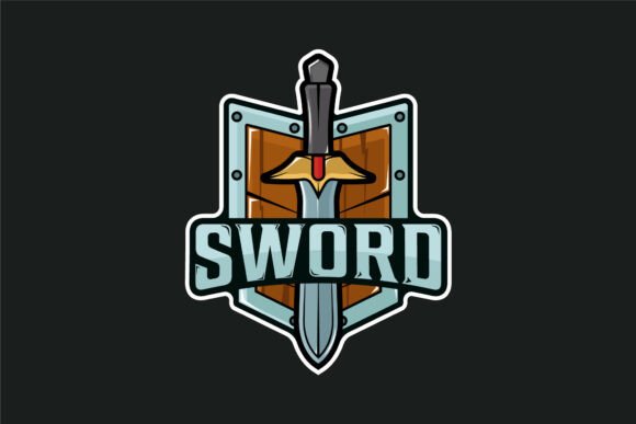 Shield and Sword Logo Vector Design: A Versatile Symbol for Fantasy and Business
