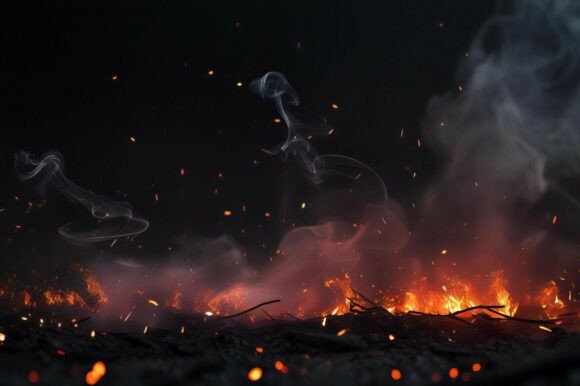 Smoke and Smoke in the Dark: A Versatile Background for Creative Projects
