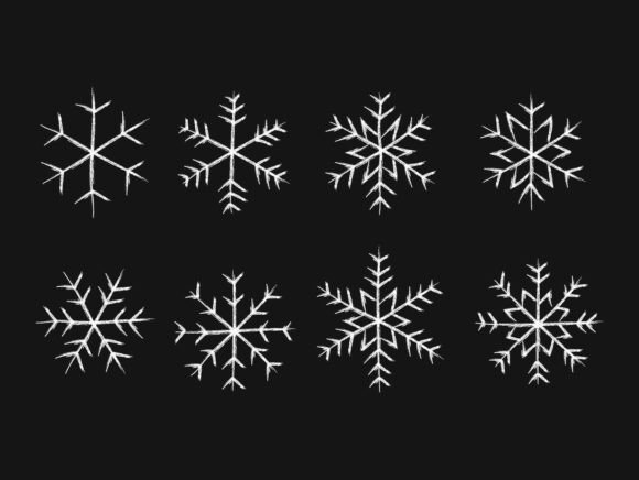 Snowflakes Vector Design for Christmas
